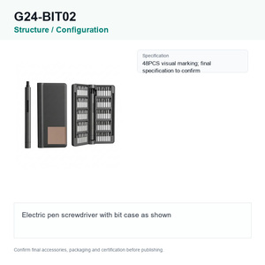 Kit <span class=keywords><strong>de</strong></span> 48 Piezas <span class=keywords><strong>de</strong></span> Micro Destornilladores Motorizados con Puntas Magnéticas para Desmontaje <span class=keywords><strong>de</strong></span> Smartphones y Tablets, Uso Profesional - Product Image 2