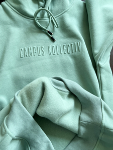 Sudadera con capucha extragrande de peso pesado personalizada para hombre Sudadera con relieve de algodón polar Logotipo 3D bordado para el invierno - Product Image 3
