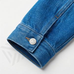 Denim Jacket Latest Design Women <b>Jean</b> Coat Biker Jackets Stylish Frayed <b>Hem</b> Girls Outerwear Casual Streetwear Customized Color - Product Image 6