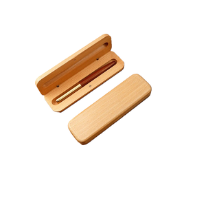 Caja de bolígrafos de madera, bolígrafo de acacia de madera ecológico, caja de bolígrafos personalizada, regalos usados, exigentes y con logotipo personalizado y precio barato - Product Image 1