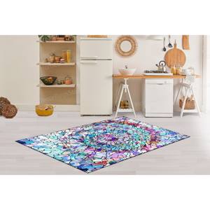 Tapis effet vitrail, Tapis imprimé moderne, Tapis de salon, Tapis en velours de luxe - Product Image 5