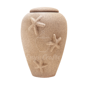 Urne sphérique biodégradable en argile rouge, sable naturel, gélatine végétale, flotte sur terre/eau, enterrement écologique, boule de dispersion des cendres - Product Image 4