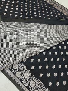 Sari de mariage et de fête de qualité supérieure, best-seller, design exclusif, classique, traditionnel, pour mariée indienne et pakistanaise - Product Image 4