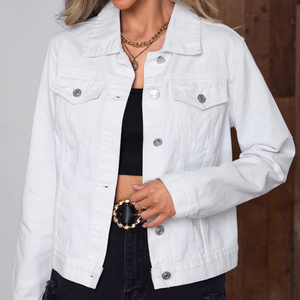 เสื้อโค้ทเดนิมผ้าฝ้ายสำหรับผู้หญิงแบบใหม่สำหรับฤดูหนาว เสื้อคลุมผ้าฝ้ายแบบหนาสำหรับฤดูหนาว เสื้อแจ็คเก็ตแบบหนาและอบอุ่นสำหรับฤดูหนาว - Product Image 5