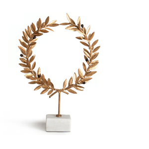 Gold Finished Tabletop Metal <b>Decorative</b> Items Wholesale Table <b>Accessories</b> Unique Design Ornaments Living Room <b>Office</b> - Product Image 1