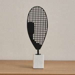 Sculpture en métal contemporaine élégante Accent décoratif de luxe de chef-d 'œuvre fait à la main unique pour des espaces élégants - Product Image 3