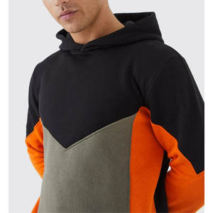 Ensemble de survêtement d'hiver pour homme 100% coton, vêtements de sport décontractés, ensemble de jogging 2 pièces, couleur unie, logo personnalisé, tenue d'entraînement - Product Image 3