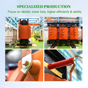 หม้อแปลงไฟฟ้า100kva สามเฟสอลูมิเนียมทองแดงหล่อแบบแห้งเกรดพรีเมี่ยมสำหรับอุตสาหกรรม - Product Image 2