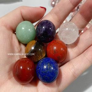 Bola de cristal de amatista natural de 20-22mm artesanía de piedra semipreciosa para curación de Reiki y propósito decorativo - Product Image 2