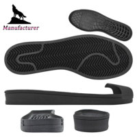 Semelles de skateboard en caoutchouc pour hommes à haute élasticité, légères et durables, semelles plates en caoutchouc antidérapantes, confortables, semelles de baskets décontractées