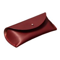 Étui à lunettes portable France Design FD0000160 avec cordon de cou, pochette en cuir PVC tendance, housse de protection pour