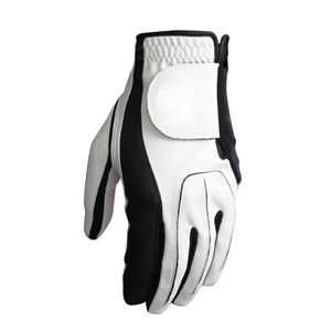 Guantes de Golf de Cuero Genuino Suave con Logotipo OEM Bordado, Dedos Completos, Calidad Premium, Transpirables, Impermeables, Protección UV, Deportivos - Product Image 1
