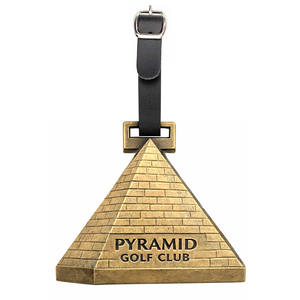 Course Club Souvenir Gift Custom Shape Logo Brand Name Metal Tags for <b>Golf</b> <b>Bags</b> - Product Image 1