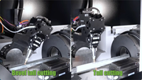 Machine de découpe laser à fibre CNC haute vitesse pour tubes métalliques de petit diamètre avec zéro décalage pour le métal