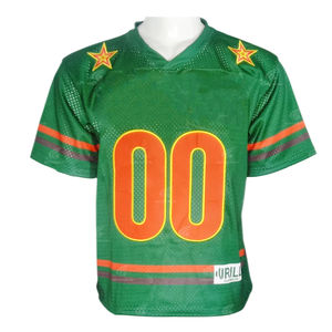 เสื้อเจอร์ซีย์ฟุตบอลอเมริกันสำหรับผู้ใหญ่ที่นิยมมากที่สุดชุดกีฬาแบบเย็บปักติดทนทานระบายอากาศได้ดี - Product Image 1