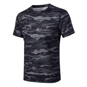 Camiseta Deportiva de Compresión de Poliéster Sublimado de Alta Calidad para Hombre, Personalizada al por Mayor, para Gimnasio, Correr, Secado Rápido, Protección contra Rozaduras - Product Image 4