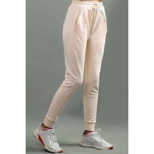 2025 pantalones de chándal de algodón de rizo francés de gran tamaño para mujer, mallas de gimnasio informales, pantalones de chándal de moda en blanco al por mayor - Product Image 1