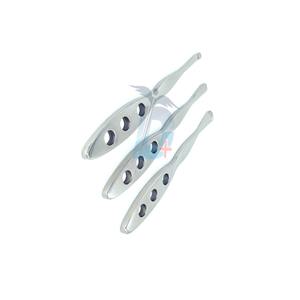 Instrumento ortopédico de elevador de huesos de 3 piezas de alta calidad, herramientas quirúrgicas veterinarias cómodas, mango de agujero para diagnóstico de perros - Product Image 2