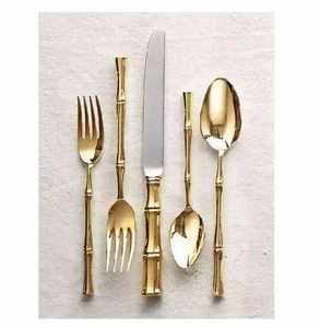 Cuchara de servir hecha a mano de latón puro, estilo vintage, cucharas de latón para decoración del hogar, juego de cucharas de latón tradicionales indias para cenar - Product Image 5