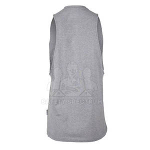 Camiseta sin Mangas de Punto Casual para Hombre, de Primera Calidad, 100% Algodón, Transpirable, de Secado Rápido, Ecológica, Ajuste Holgado, para Gimnasio y Fitness - Product Image 3