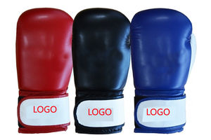 Guantes de Boxeo MMA Profesionales de Alta Calidad, Medios Dedos, Logotipo Personalizado, Impermeables, Transpirables, Ligeros, de Cuero, para Hombre - Product Image 3