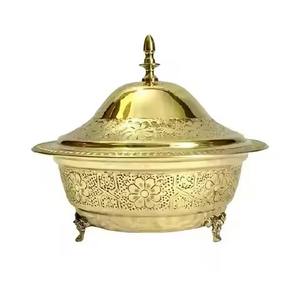 Bol de rangement pour fruits secs en aluminium de qualité standard, design moderne, décoration de table, bol à dattes Khajoor, couleur personnalisée - Product Image 4