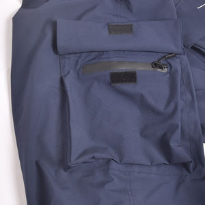 Pantalon de ski d'hiver unisexe imperméable, design baggy surdimensionné, personnalisable, respirant, fermeture éclair, coupe-vent, équipement de sport d'hiver pour hommes - Product Image 4