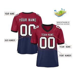 Uniformes de football américain sublimés et élégants de grande taille, maillots de football américain brodés entièrement personnalisés - Product Image 4