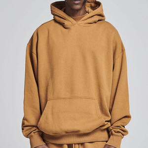 Pull à capuche en coton éponge épais de haute qualité pour hommes - Product Image 4