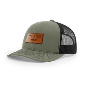Gorra Personalizada al por Mayor, Gorra Trucker de Malla con Bordado Personalizado y Parches de Cuero, Alta Calidad con Cuerda, Fabricación de Gorras - Product Image 1