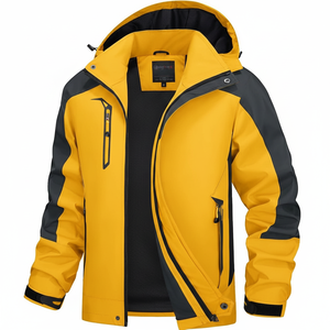 Veste Softshell de sport à prix bas, vente en gros OEM, option de personnalisation athlétique, coupe-vent, design hybride, vestes Softshell - Product Image 3