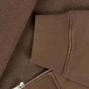 Ventes en gros de sweats à capuche personnalisés de haute qualité, respirants, avec fermeture éclair et logo, pour vêtements de fitness pour hommes, basiques pour hommes, coton mélangé - Product Image 4