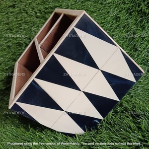 Cubiertos con incrustaciones de resina y madera hechos a mano con detalles, organizador de forma personalizada de lujo para uso doméstico y en restaurantes - Product Image 6