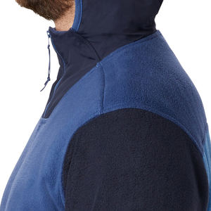 Suéteres de lana transpirables más vendidos para hombre, suéteres de lana con cremallera de cuarto, suéteres de lana de invierno personalizados para hombre - Product Image 4