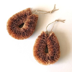 Brosse à récurer en fibre de coco, accessoires de maison et de cuisine, brosses à récurer en coco - Product Image 1