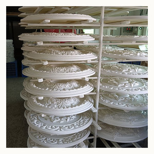 Medallón de Techo de Poliuretano Ecológico Europeo para Villas y Hoteles, Precio de Fábrica, para Redecoración del Hogar - Product Image 4