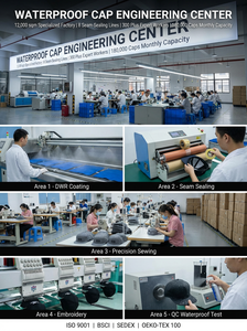 หมวกกอล์ฟกีฬาโพลีเอสเตอร์กันน้ำ 5 ชิ้น พร้อมโลโก้ PVC แบบกำหนดเองแฟชั่นใหม่, หมวกแก๊ปแบบมีรูระบายอากาศด้วยเลเซอร์, หมวกเบสบอลแบบมีเชือก - Product Image 6