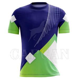 T-shirts à séchage rapide coupe ajustée pour hommes à prix raisonnable Design personnalisable Respirant pour une utilisation par sublimation uniquement - Product Image 5