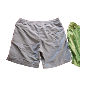 Pantalon de plage en polyester microfibre 100% décontracté pour homme, avec fermeture à glissière, confortable, short en coton 100%, toile solide écologique, plage - Product Image 3