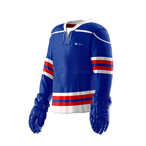 Ensemble de maillots de hockey sur glace en polyester personnalisable OEM comprenant un short avec impression du nom de l'équipe par sublimation de l'uniforme du Pakistan - Product Image 6