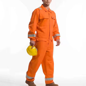 Overol de Seguridad Transpirable de Manga Larga, Nuevo Diseño, Algodón y Poliéster, Personalizable, Precio al por Mayor, Alta Visibilidad, Hecho en Pakistán - Product Image 4