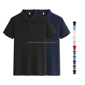 Camisa Polo de Uniforme de Golf Personalizada para Hombre, Nuevo Diseño con Logotipo Bordado, Color Sólido, Hecha de Poliéster - Product Image 1