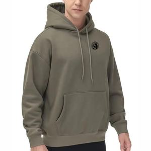 Sweats à capuche surdimensionnés unisexe personnalisés 400-500 Gsm en coton polyester respirant grande taille sweats à capuche brodés pour l'automne hiver Offre Spéciale - Product Image 2