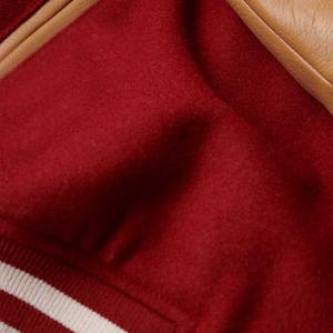 Veste universitaire pour femmes, mode lycéenne, vestes universitaires tendance pour femmes en or et rouge, vestes de baseball fantaisie tendance pour filles - Product Image 3