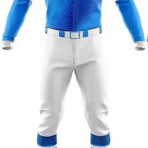 Derniers modèles d'uniformes de baseball unisexes confortables et respirants, grandes tailles, 100% polyester, prix de gros, fabriqués au Pakistan - Product Image 3