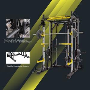 Cage de musculation 2026 tout-en-un avec Smith Machine professionnelle multifonctionnelle pour l'entraînement de musculation - Product Image 3