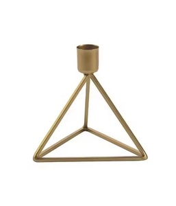 Gold Floral Metal Candle <b>Holder</b> Elegant 5-Arm <b>Tealight</b> Stand for Home Decor & Special Events - Product Image 5
