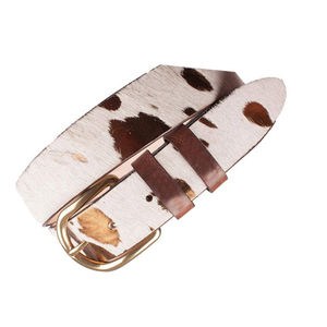 Ceinture en cuir de vachette véritable unisexe, ceinture de mode occidentale de qualité supérieure, accessoire tendance, ceinture en cuir de vachette - Product Image 5