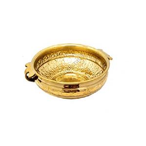 Thème moderne en métal Urli Diya Lot de 3 avec laiton pour la décoration intérieure de la maison Diwali Bowl Diya pour la décoration de la maison - Product Image 6