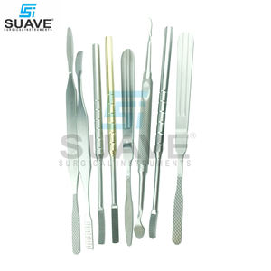 Outils dentaires d'implant dentaire à double extrémité en acier inoxydable pour le lissage des os par SUAVE SURGICAL INSTRUMENTS - Product Image 1